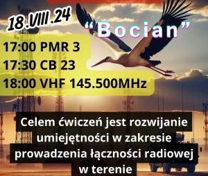 Ćwiczenia terenowe "BOCIAN 2024"