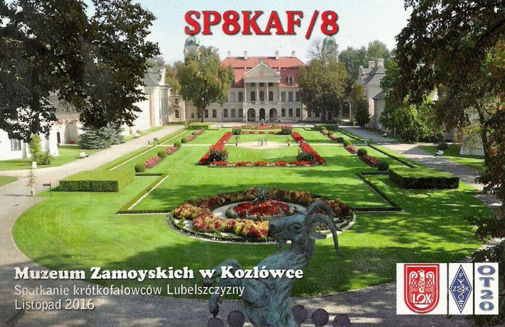 Karta QSL Spotkanie w Kozłówce