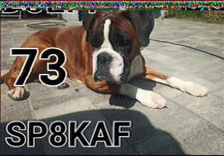 SSTV - SP8KAF zakończenie do stacji DO2PP