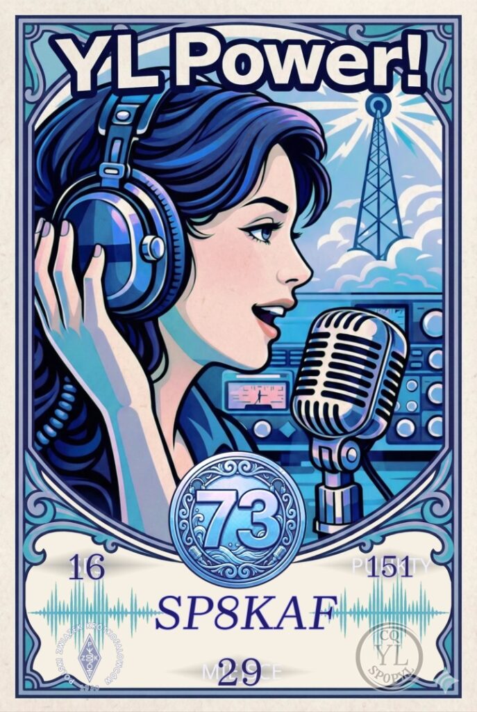 Dyplom YLPower!2026 "73" dla SP8KAF