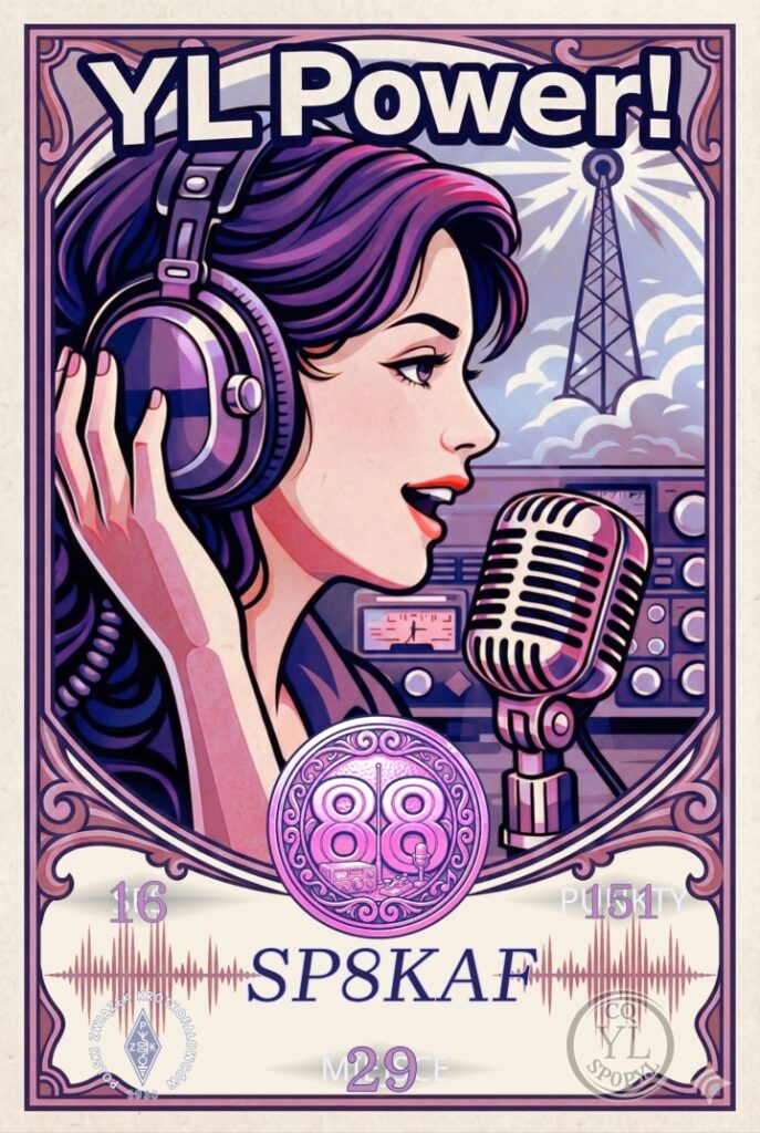 Dyplom YLPower!2026 "88" dla SP8KAF